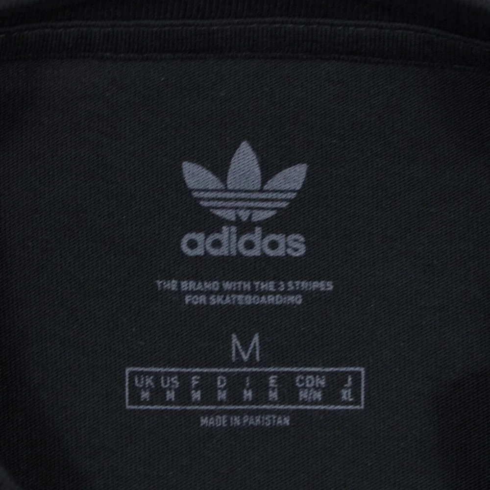 Adidas Originals Men's Crew Neck Short Sleeve Dill Graphic T-Shirts Black Size M